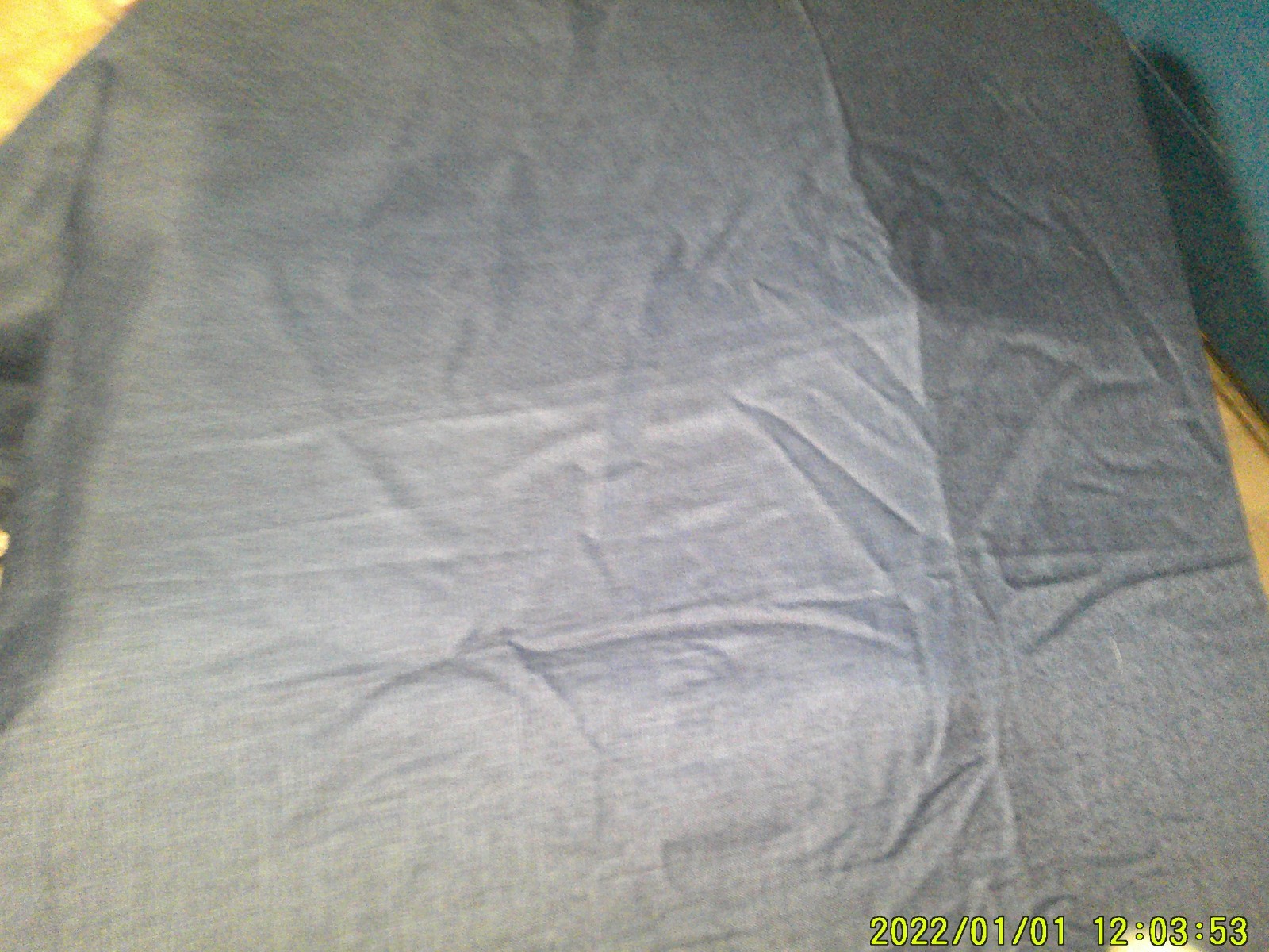PAIR OF USED ECLIPSE KENLEY INDIGO DARK BLUE CURTAIN PANELS