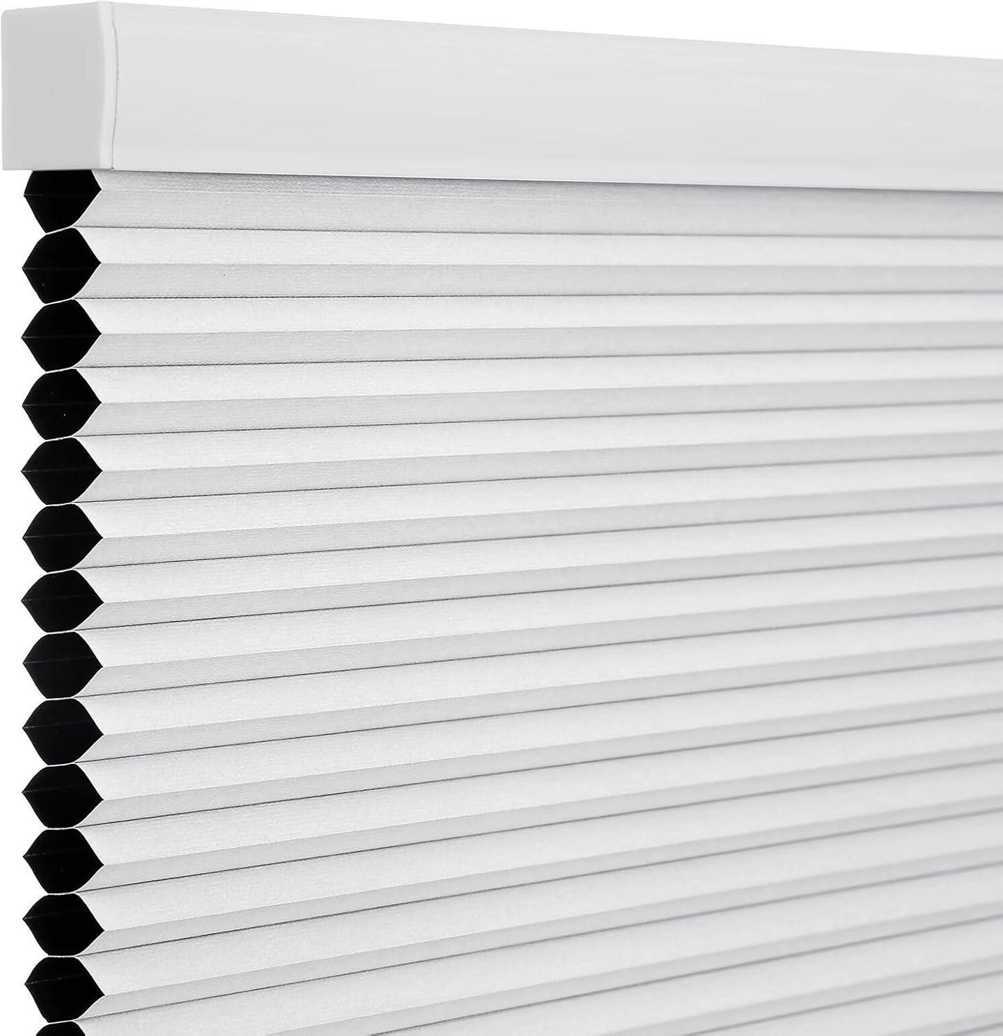 Blackout Cordless Cellular Shades for Windows,Honeycomb Blinds with Thermal I…