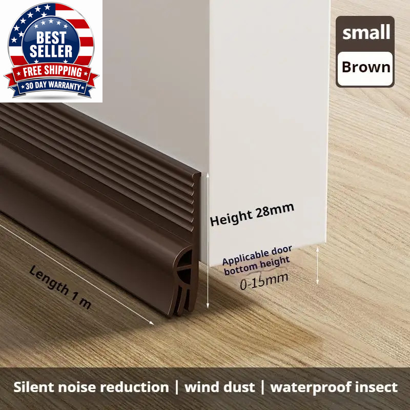 1M TPE Sliding Window Sealing Strip Self-Adhesive 3-Layer Thickening Windproof D
