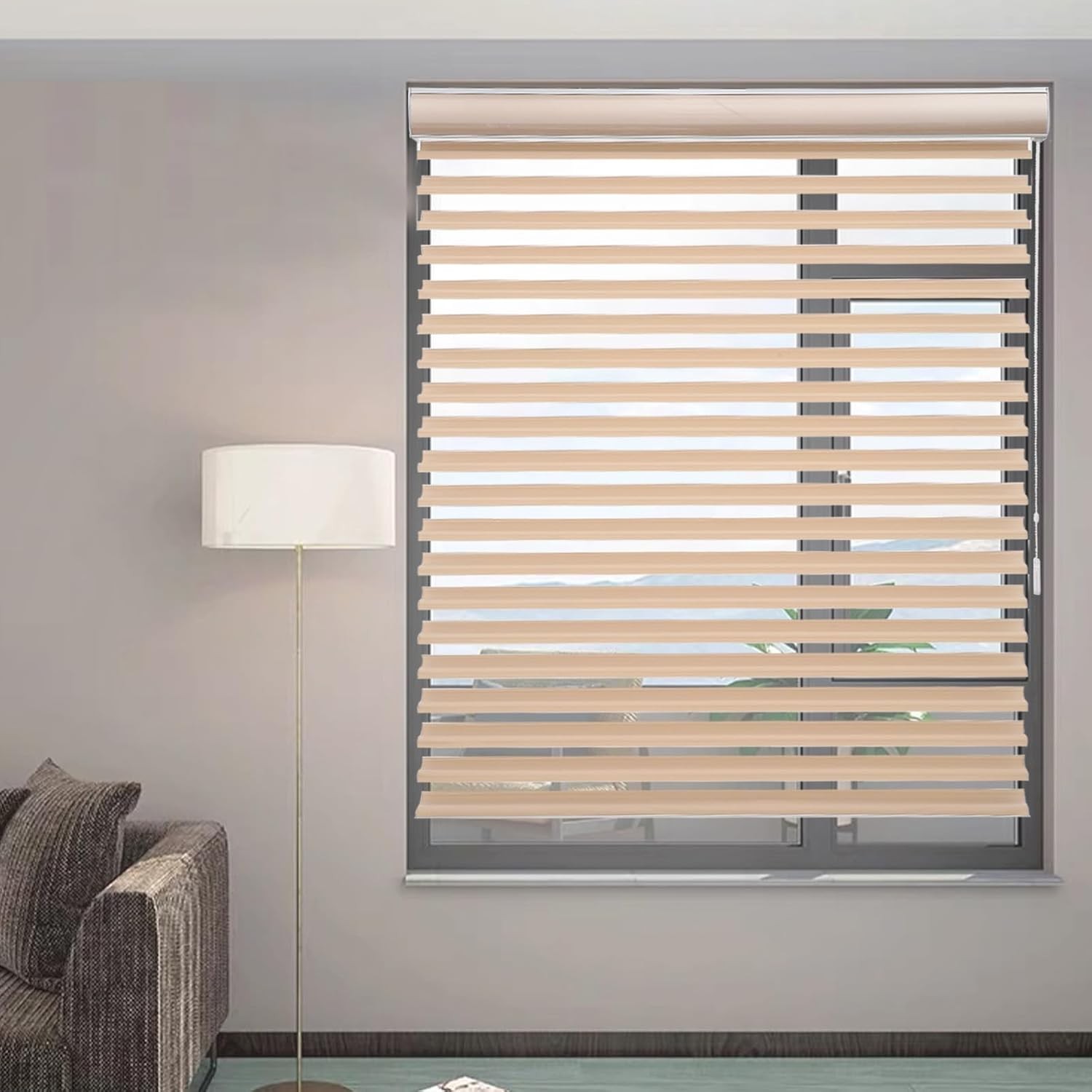 Changshade CUSTOM Corded Window Blinds Light Filtering Shades Shangri-La Shades