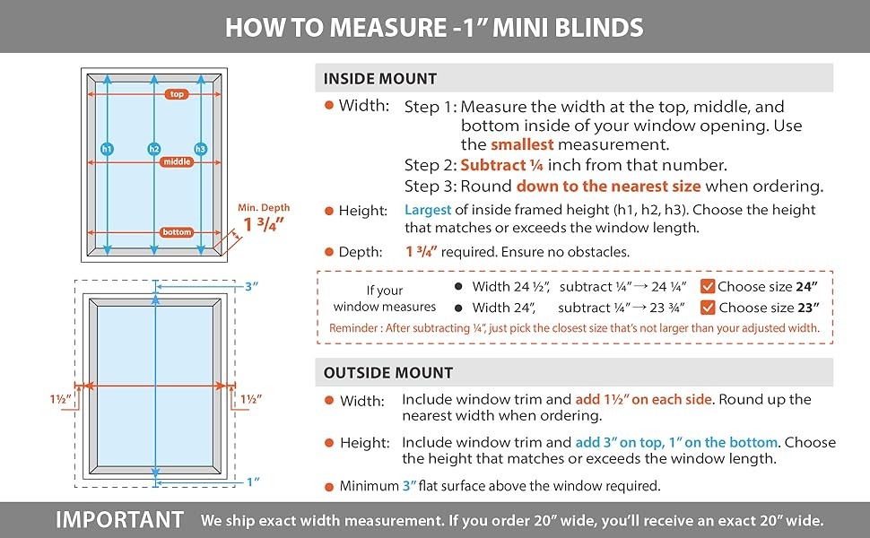 Cordless 1″ Mini Blind with Flexible Slats, 52″ W x 64″ H, Pearl White