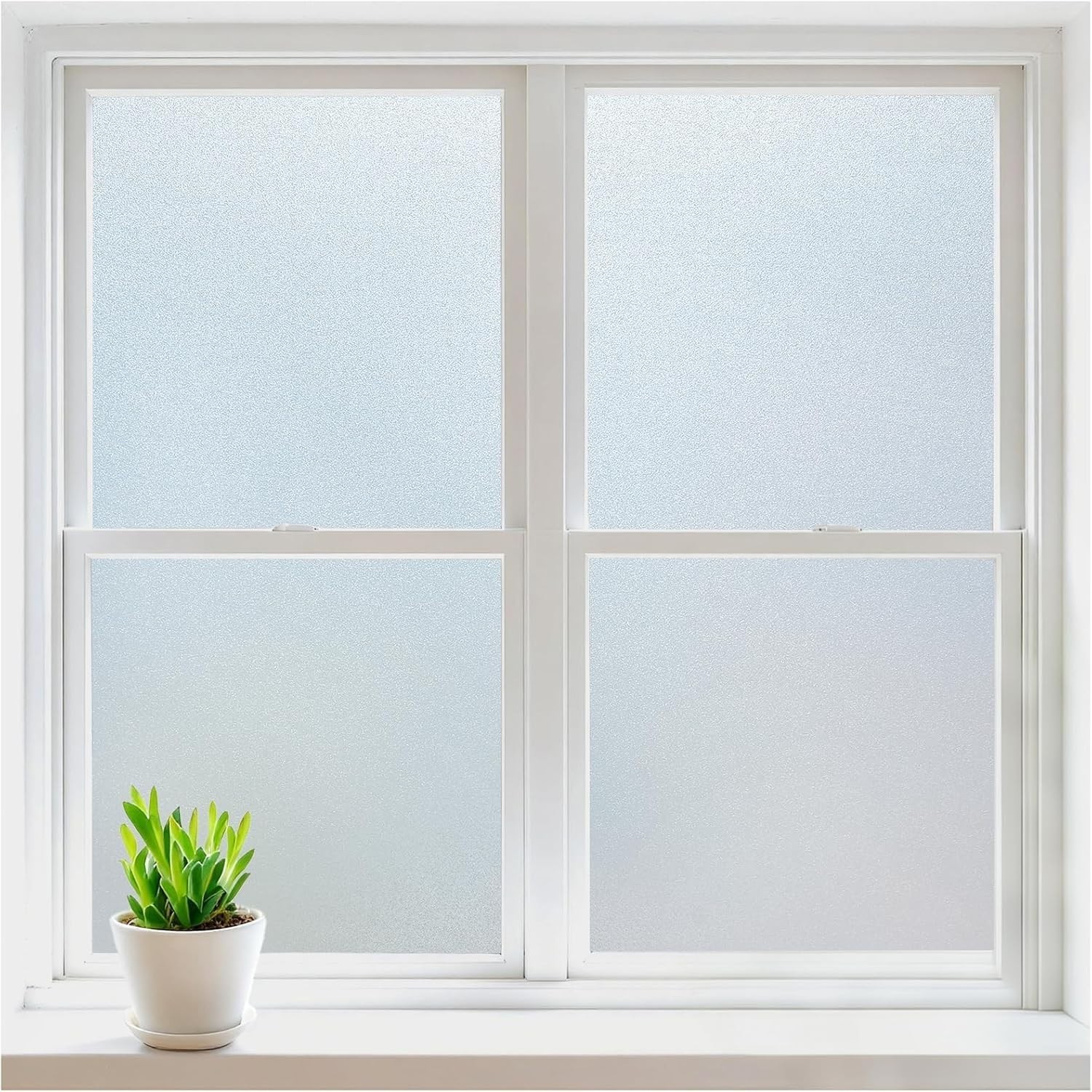 Removable Static Cling Window Film – Soft Light & UV Protection 17.5×78.7in