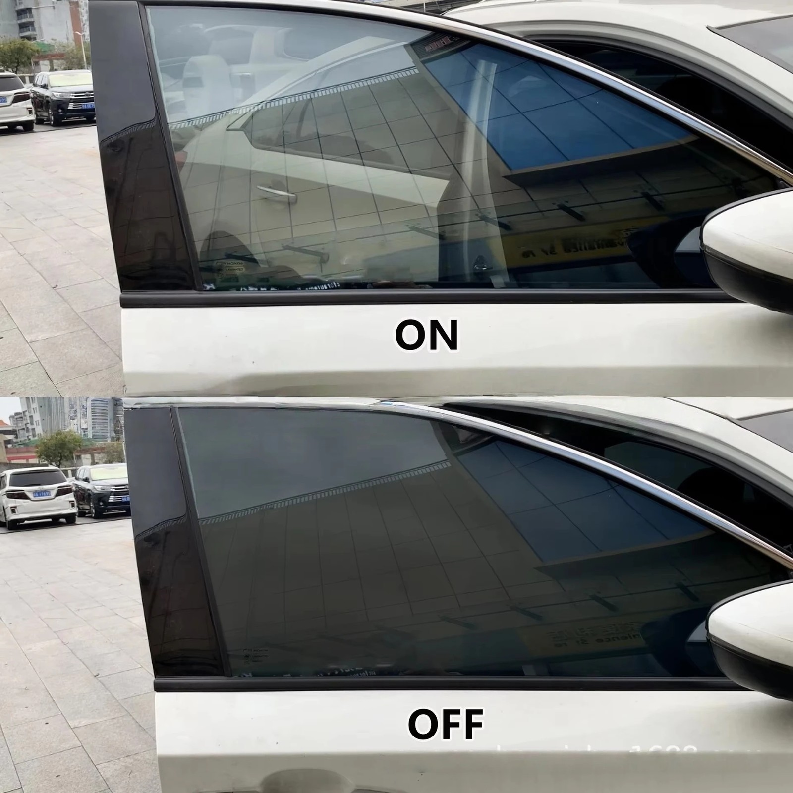 Intelligent Car Window Smart Dimming Film Switchable Glass Film Water Resistant