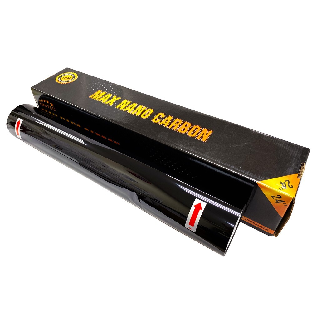 UNITED Window Tint Roll Nano Carbon 2PlyFilm For Car Truck Home Any Size & Shade