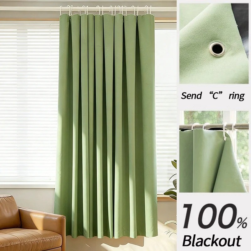 NEW THERMAL BLACKOUT CURTAINS Eyelet Ring Top OR Pencil Pleat FREE Tie backs