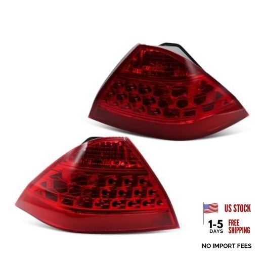 Tail Lights Assembly Driver & Passenger Side Compatible with Accord 2006-2007