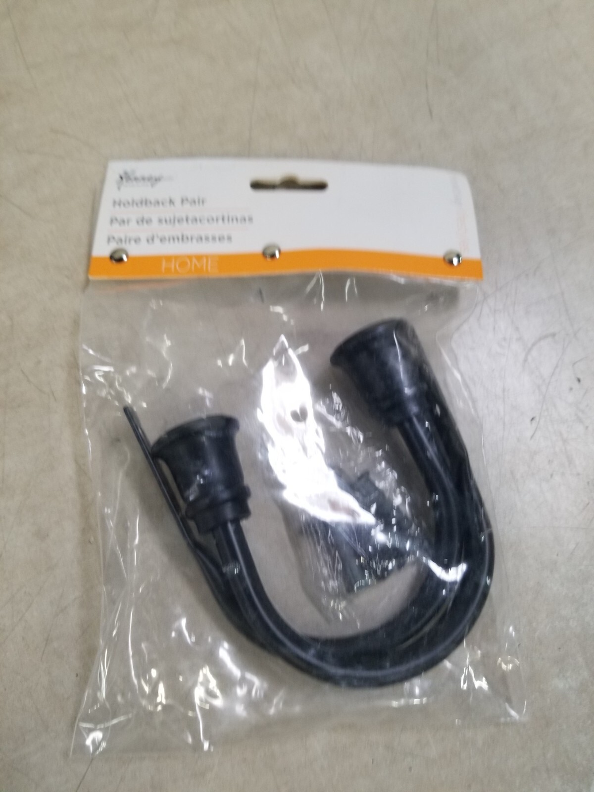 Kenney Trumpet 28-48 in. Decorative Curtain Rod & Holdback
