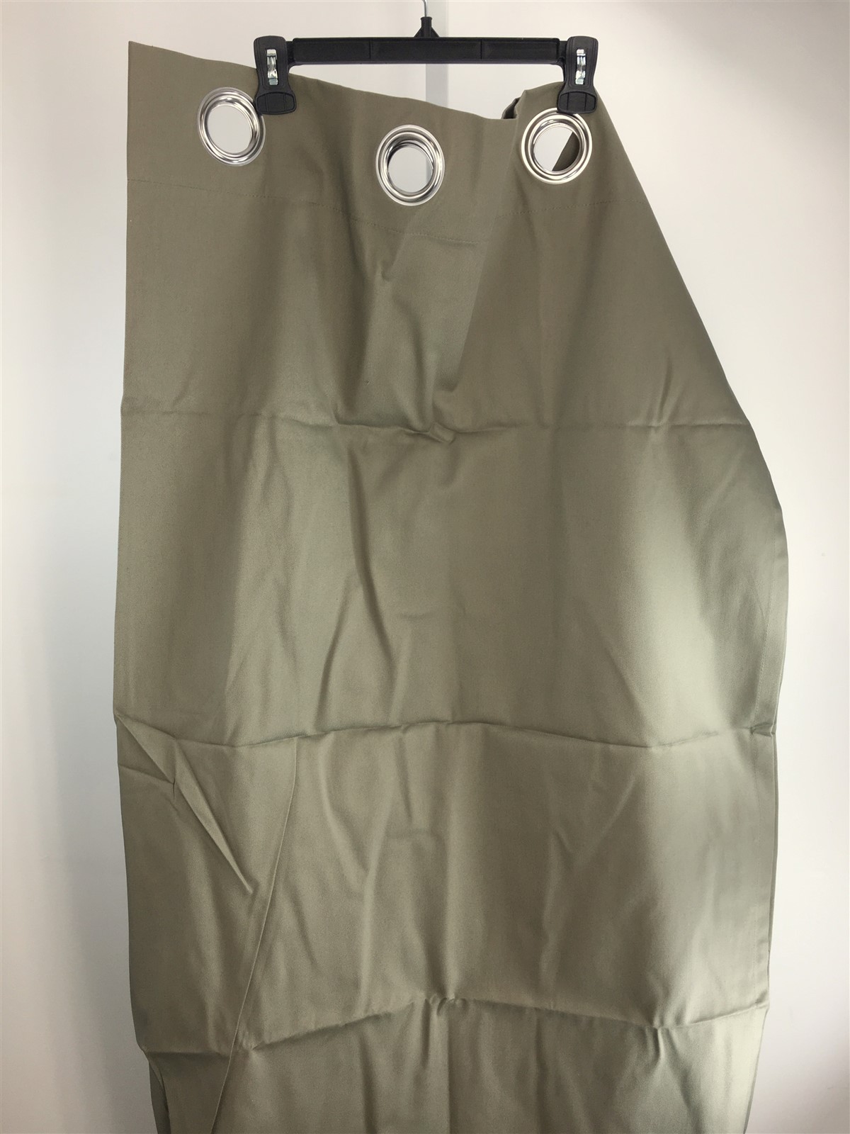 Ikea Merete Curtains 2 Panels 57×98 Cotton Metal Grommets Deep Olive Green