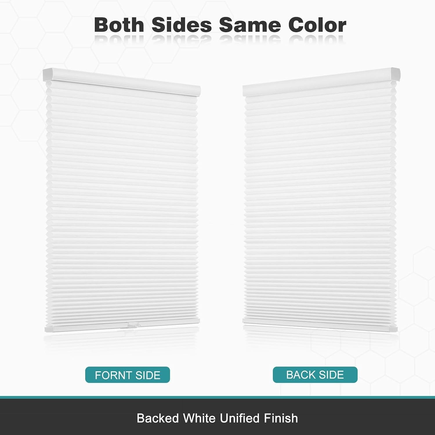 Cordless Cellular Shades,Blackout Honeycomb Shades for Windows,Pull Down Plea…