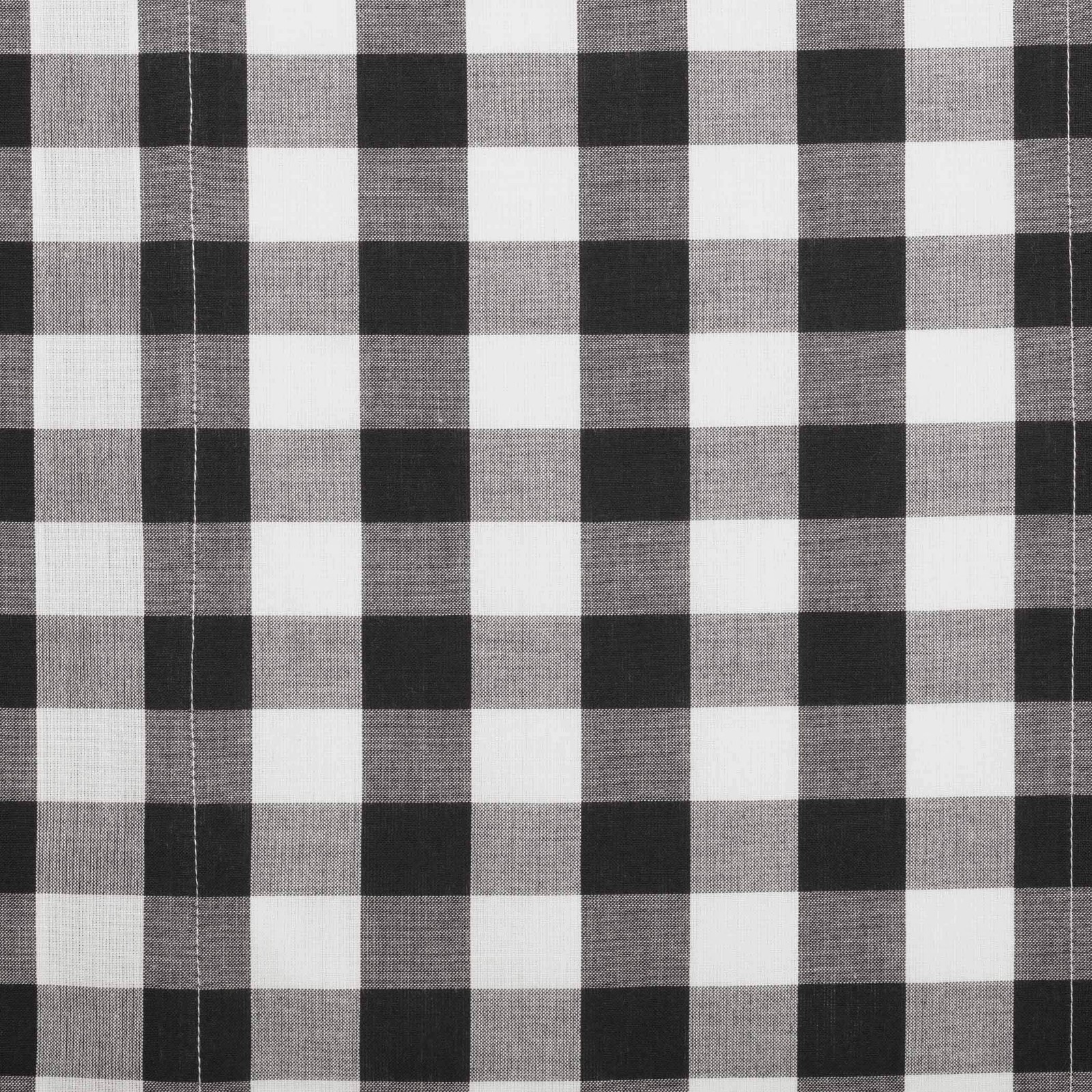 Vhc Brands Annie Buffalo Check Cotton Farmhouse Curtains Rod Pocket Tie Backs