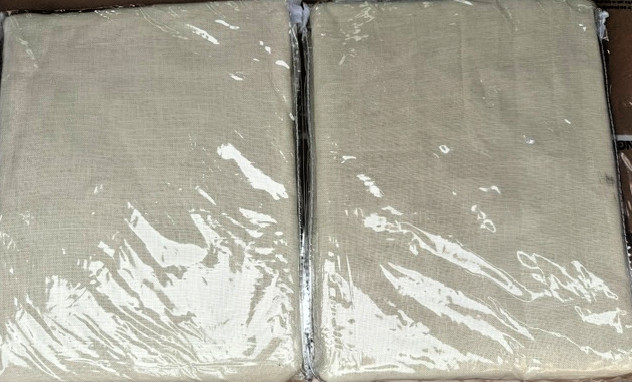 West Elm Set of 2 Sheer European Flax Linen Curtains 48″ x 96″ Alabaster