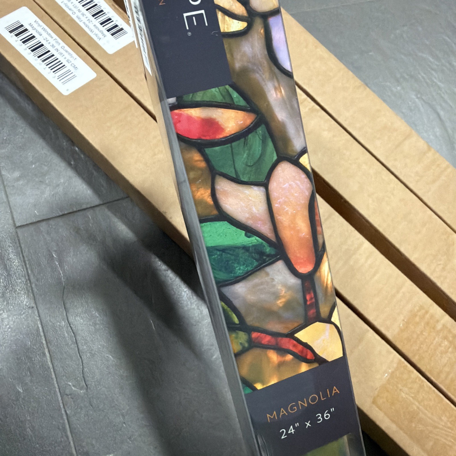 Artscape Magnolia Decorative Stained Glass Window Film 24″ x 36″ 01-0113 – LOT/5