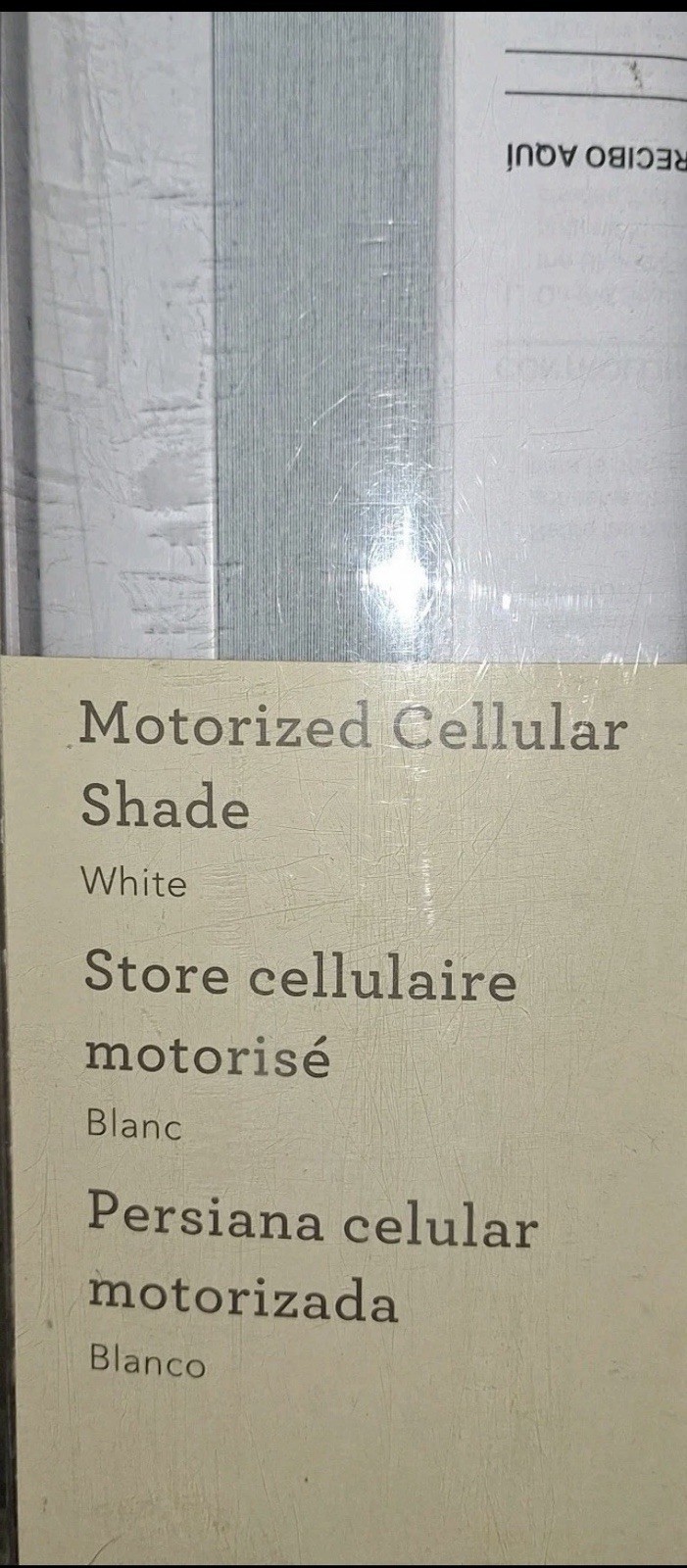 allen + roth 52″ x 72″ Motorized White Cordless Cellular Shade Blackout Remote