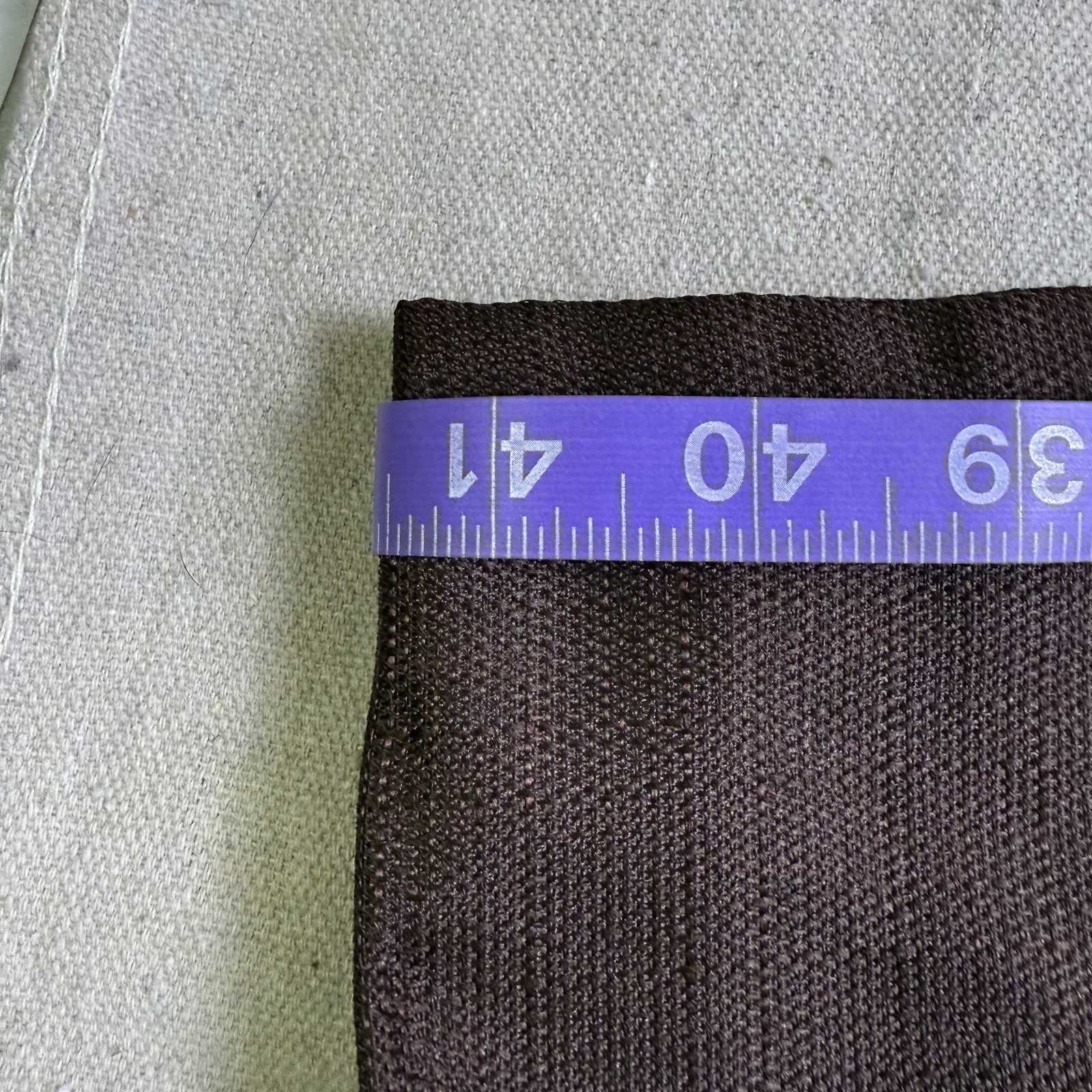 Chocolate Brown Textured Blackout Drapes 40″x 83″ Lined Pole Pocket