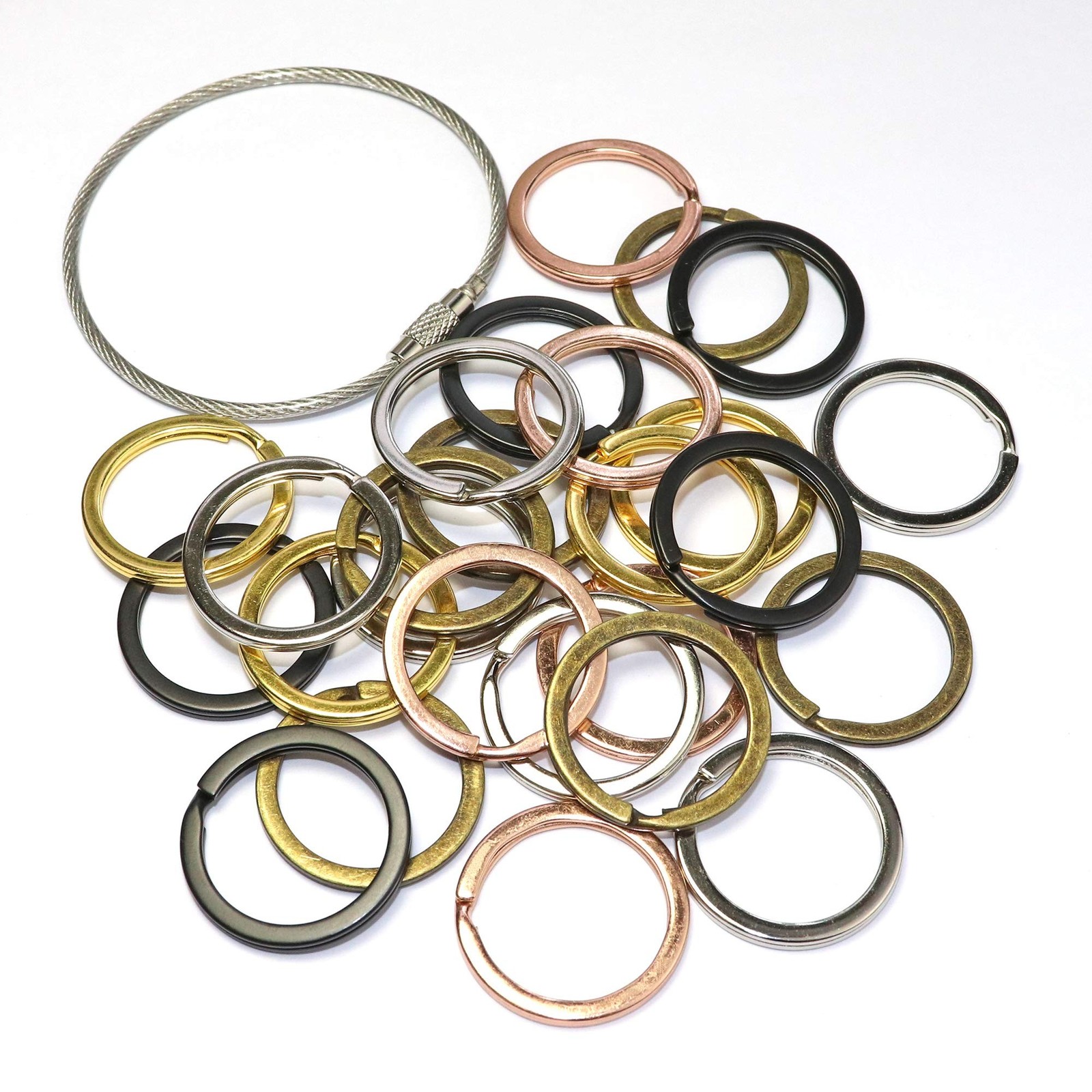Colored Split Rings Parent 1.25″ Assorted