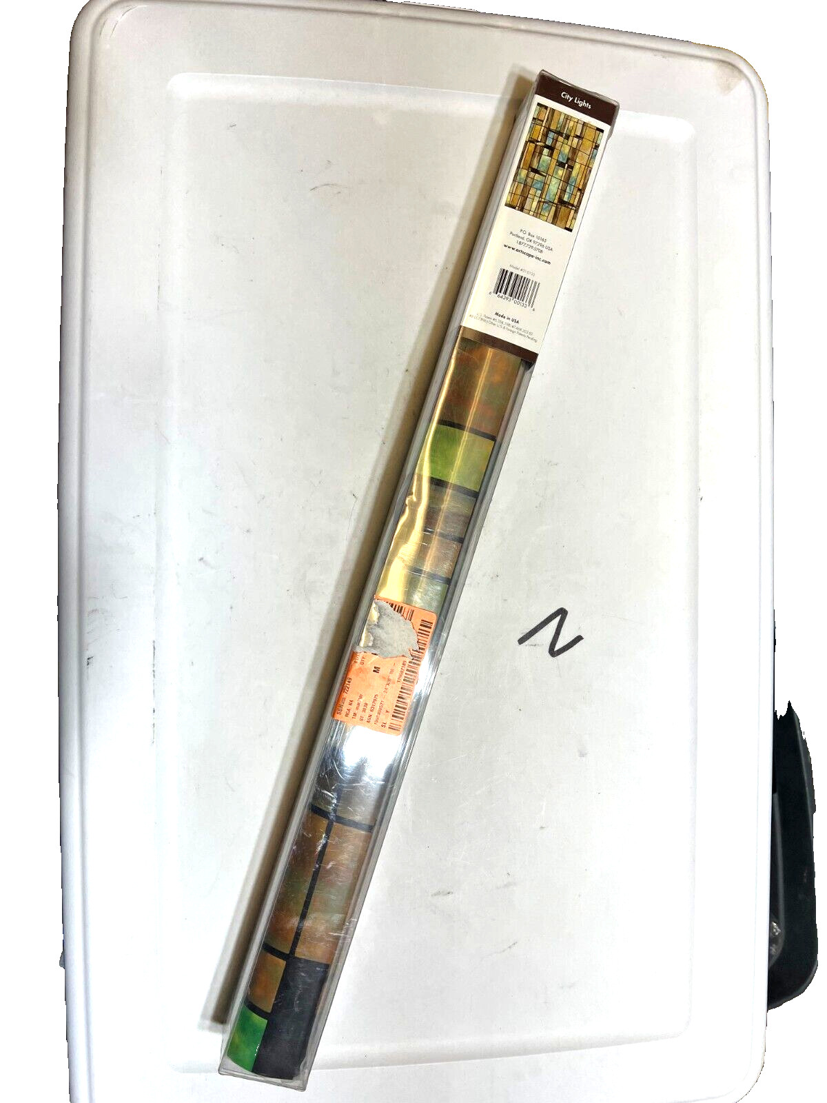 Artscape Window Covering Film Decorative 24″ x 36″ NEW – City Lights FREE SHIP