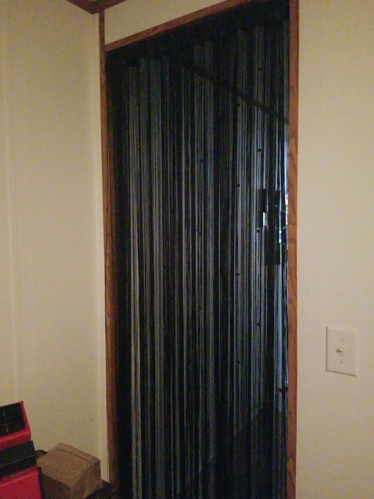 39×79 Beaded Curtains for Doorways Black Crystals Hanging Room Divider Closet De