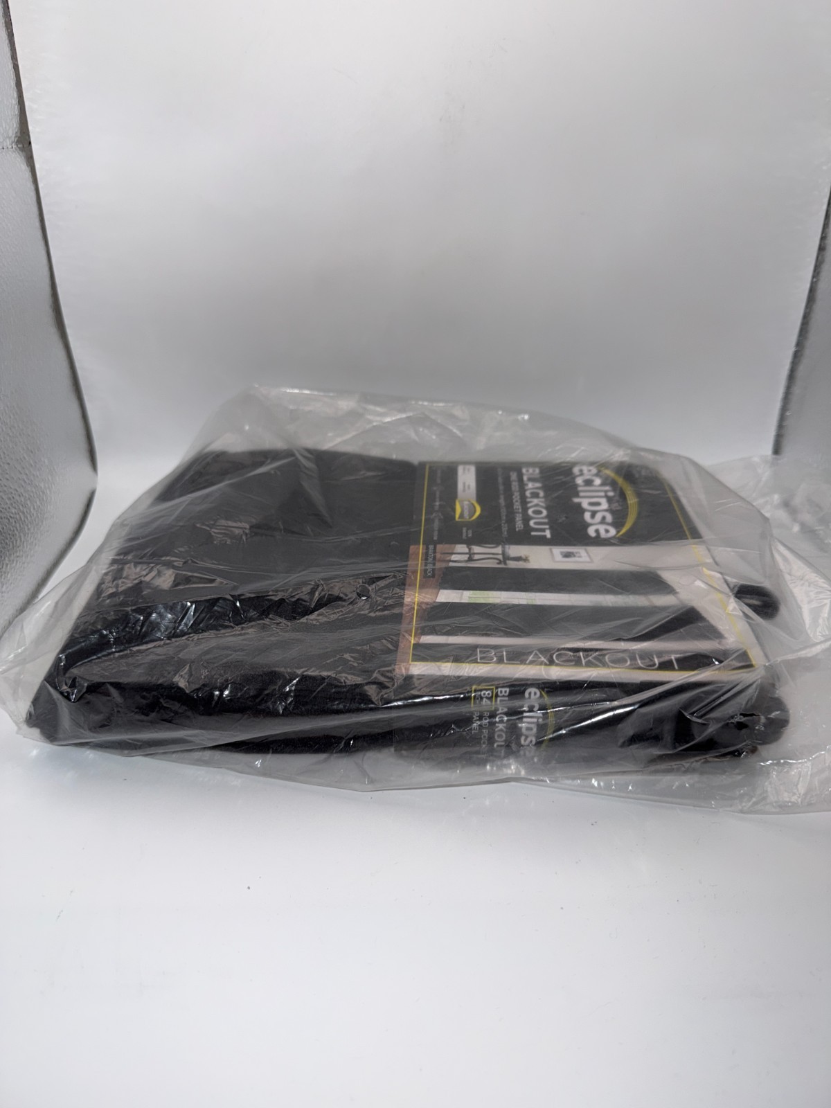 Eclipse 99% Blackout One Rod Pocket 1 Panel Kenley | Black Curtain 42″x84″