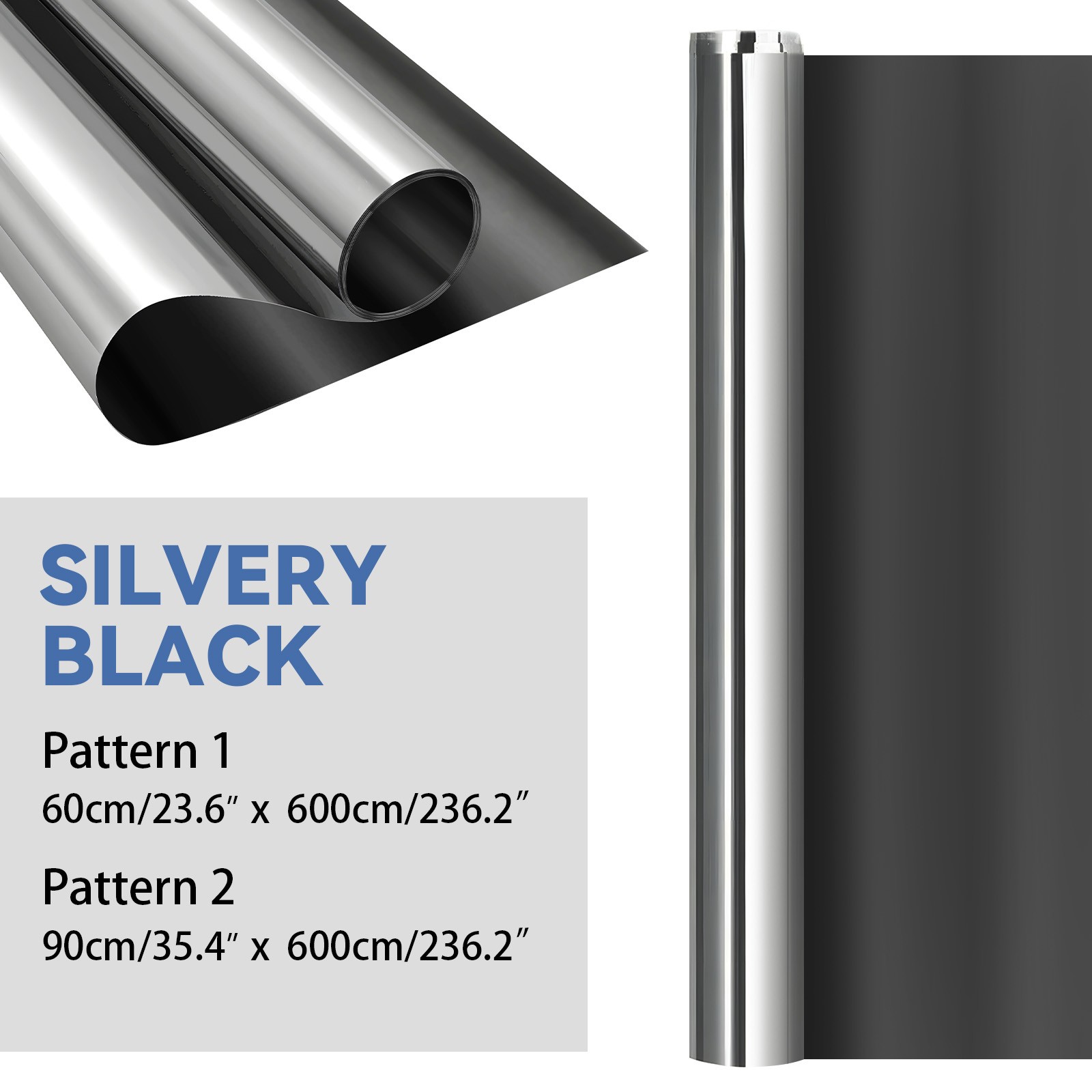 20FT One Way Privacy Window Film Heat Control Sun Blocking Window Tint Covering