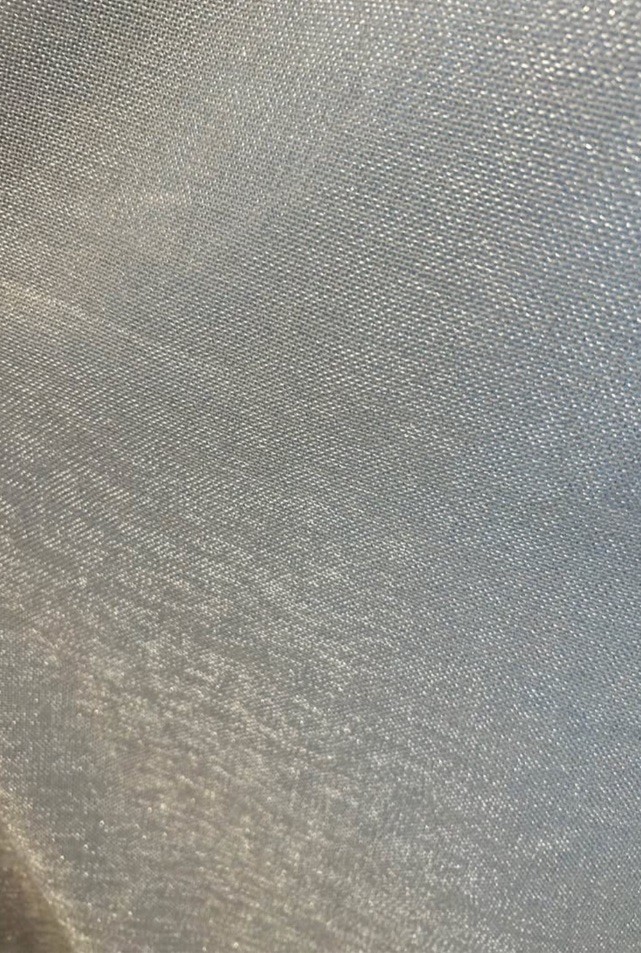 Four Blackout Curtain Panels Rod Pole Pocket Shimmery Grey Midweight 46”x91”