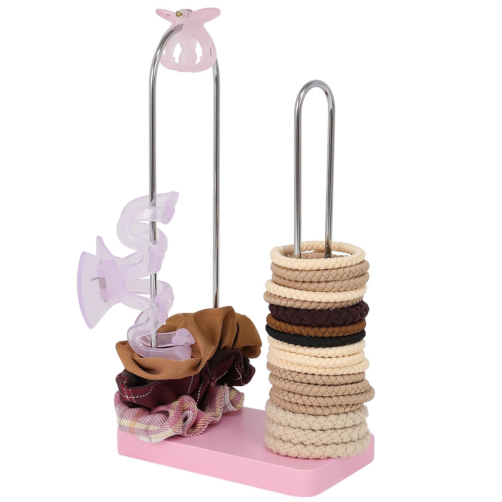 2-Tier Hair Tie Organizers(Pink) Pink