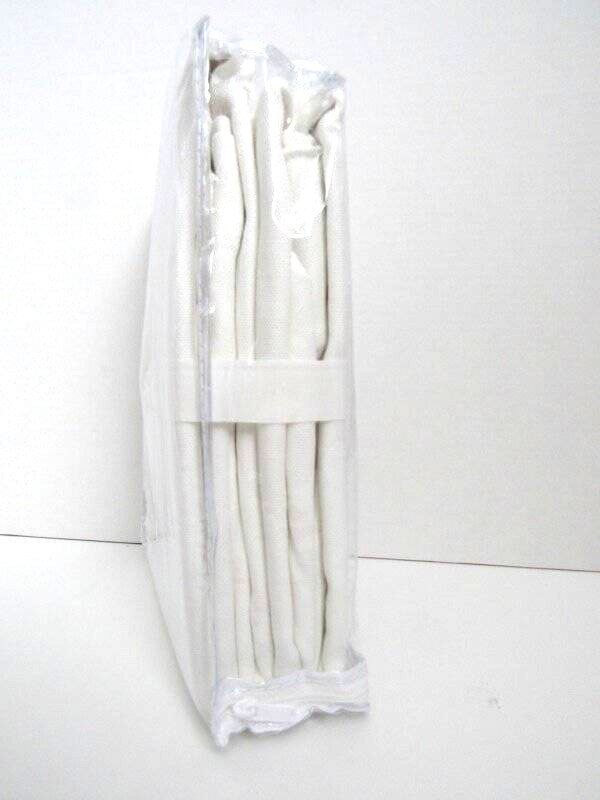 Pottery Barn Broadway Curtain, Set of 2 50″ x 84″ Unlined White New