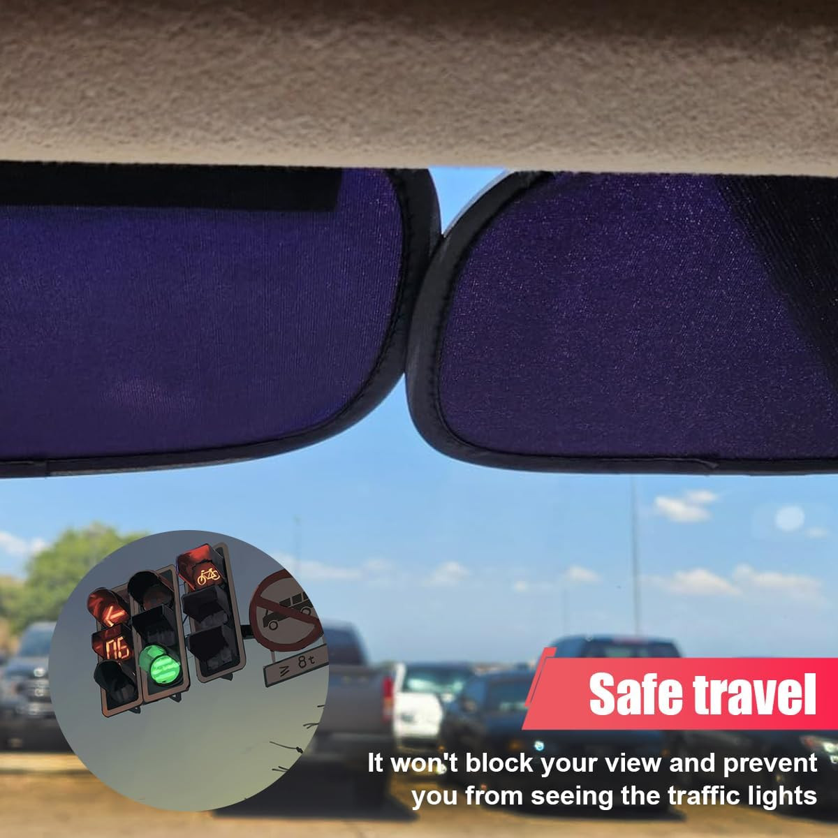 Miniature Static Cling Car Window Shades, UV Rays Block Car Side Window Sun Shad