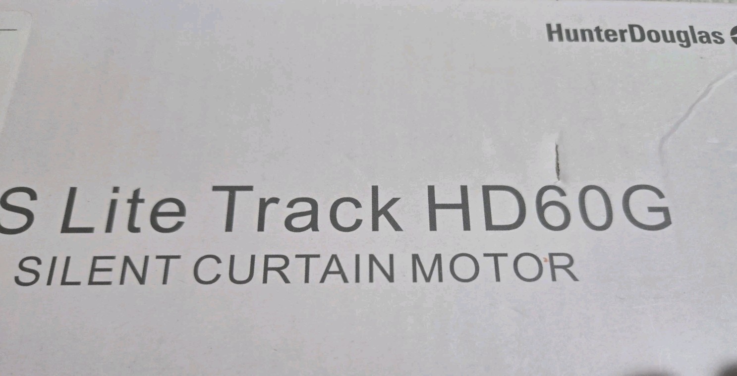 Hunter Douglas Gen 3/Kirsch silent Drapery Motor -HD60G-PV with POWER SUPPLY