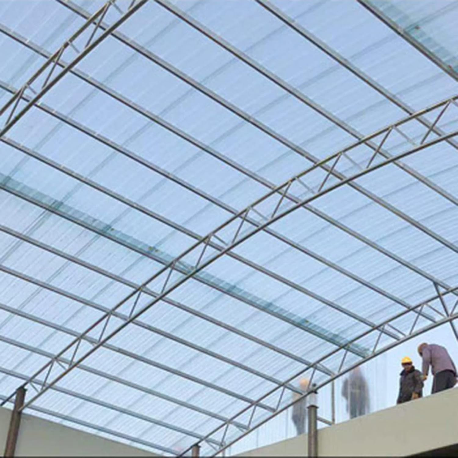 Polycarbonate Roofing Sheet UV Resistant Greenhouse Clear Film Transparent …