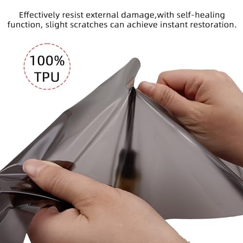 Compatible with 45% Dark Smoke Headlight Vinyl Tint Film Pre-Cut Overlay Wrap
