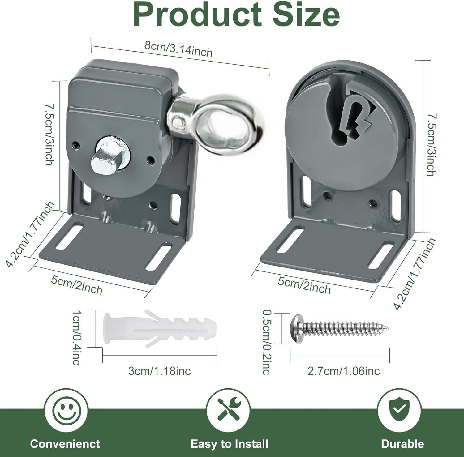 Lihopefe Sunshade Replacement Bracket Compatible with Coolaroo External Rolle…