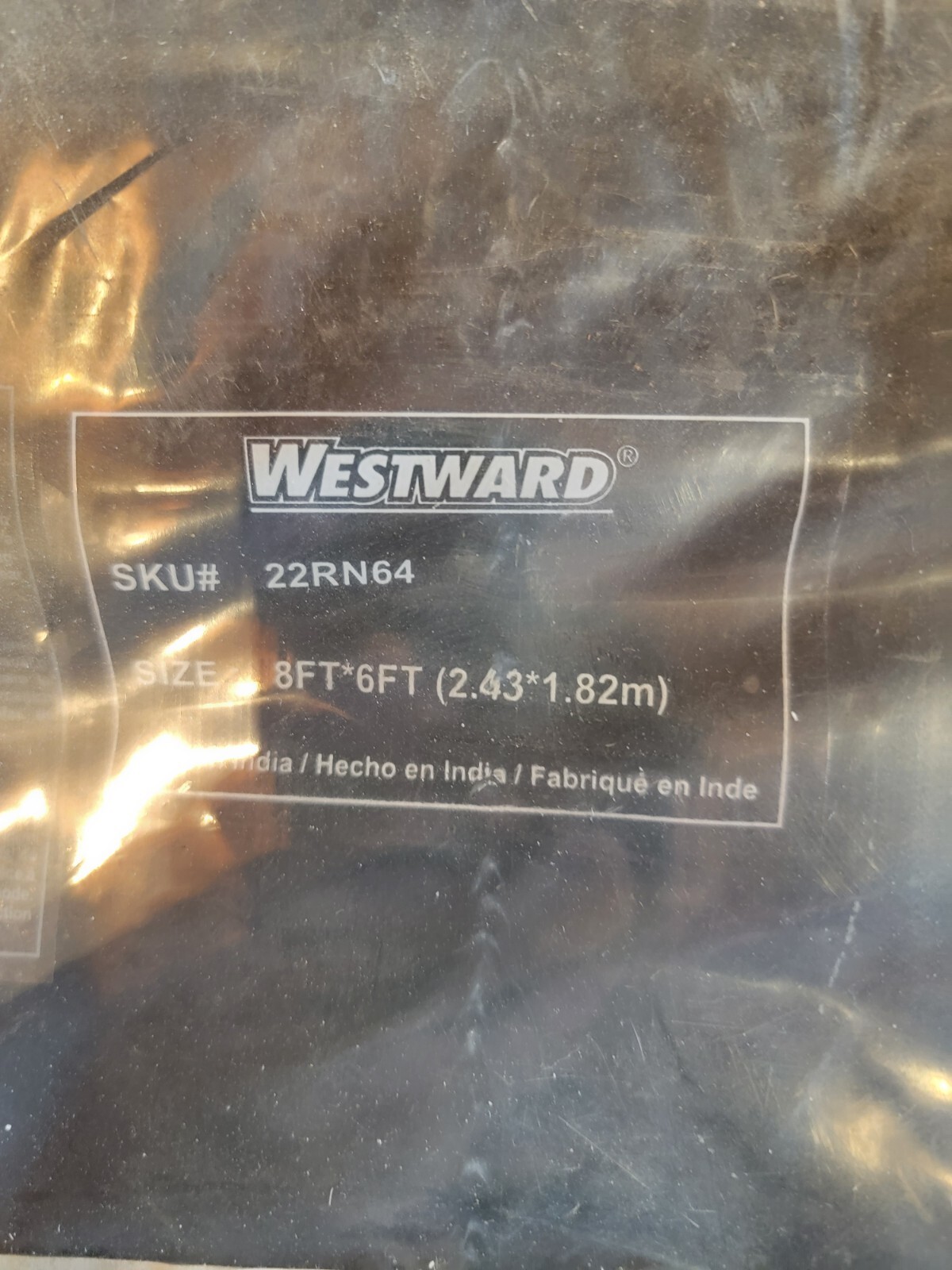 GRAINGER APPROVED 22RN64 Welding Curtain, 6 ft H, 8 ft W, Black 22RN64