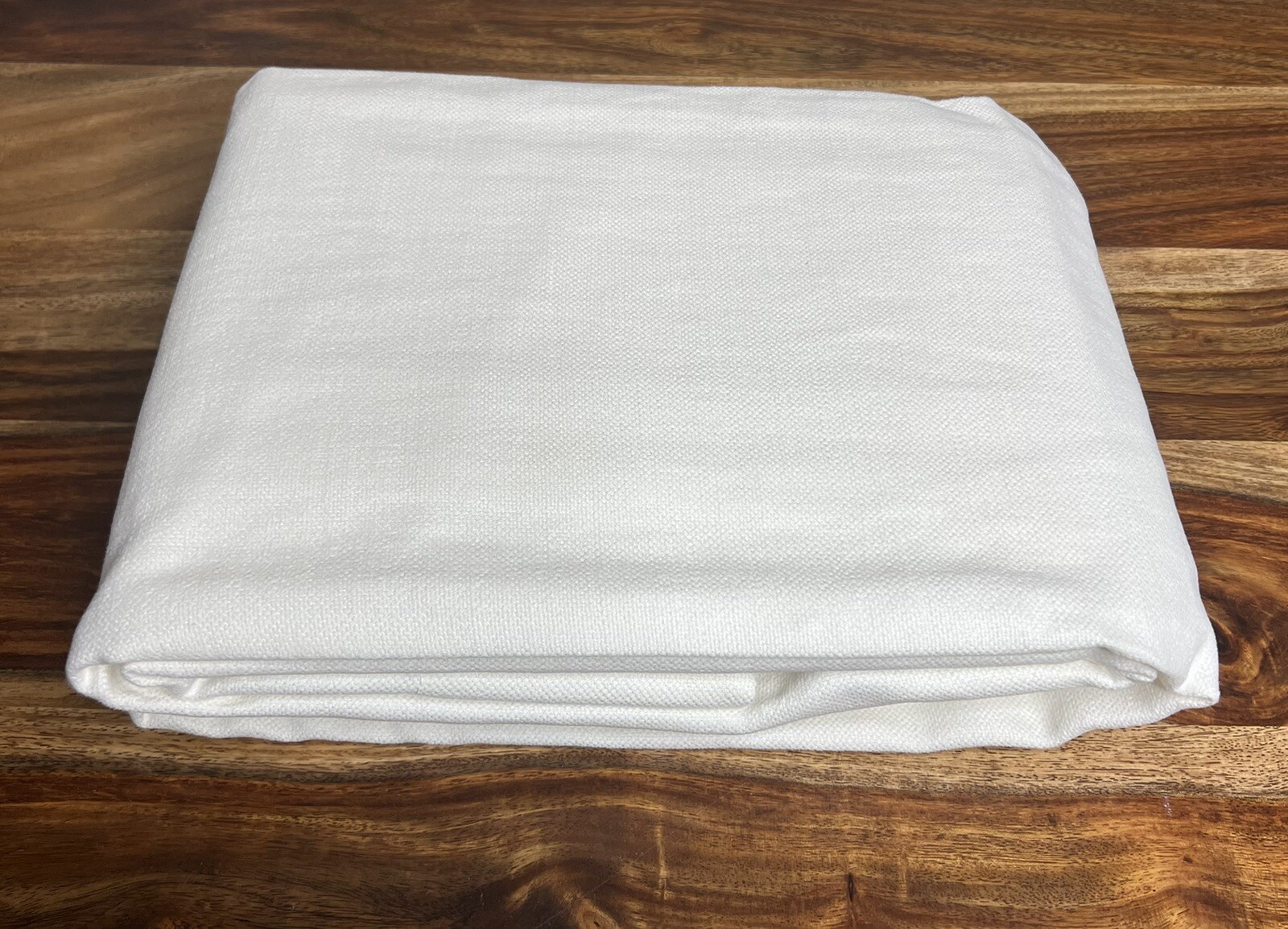 Restoration Hardware Brushed Bel Linen Cotton Drapery RP 50″W x 84”L White $269