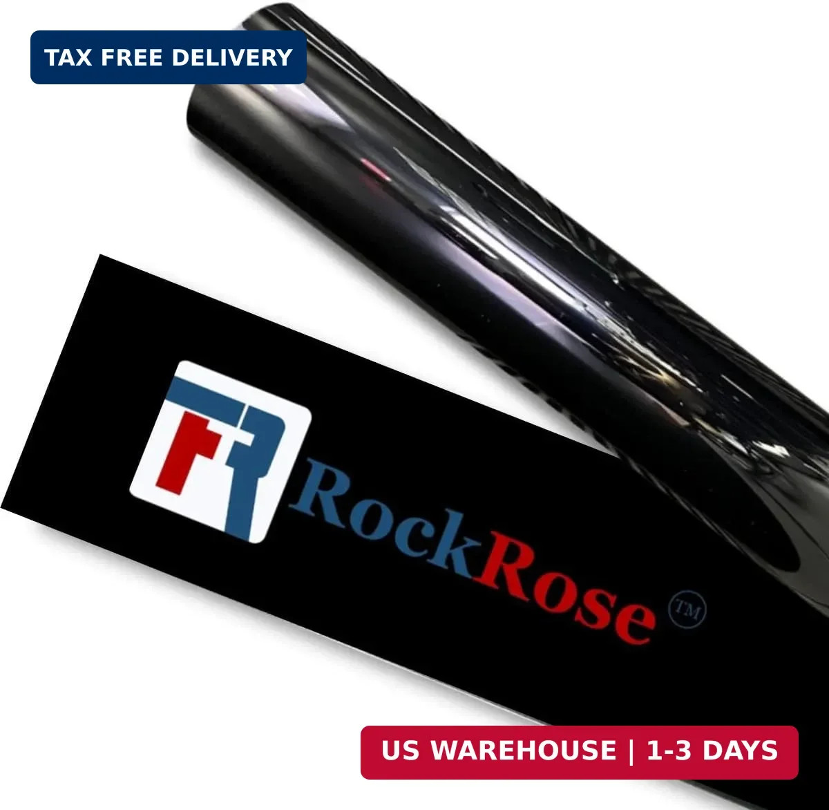 RockRose 35% Nano Ceramic Car Window Tint 36 in x 25FT 2PLY Privacy Film Heat Bl