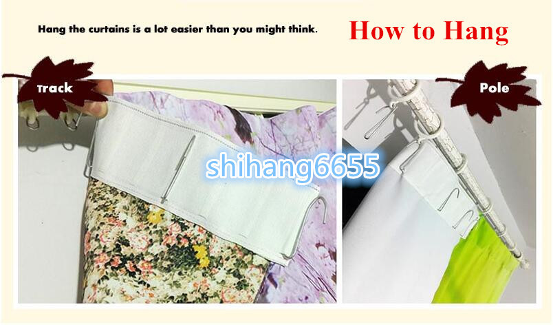 Nature Forest Foggy Pine Trees 3D Window Curtains Blockout Drapes Fabric 2 Panel