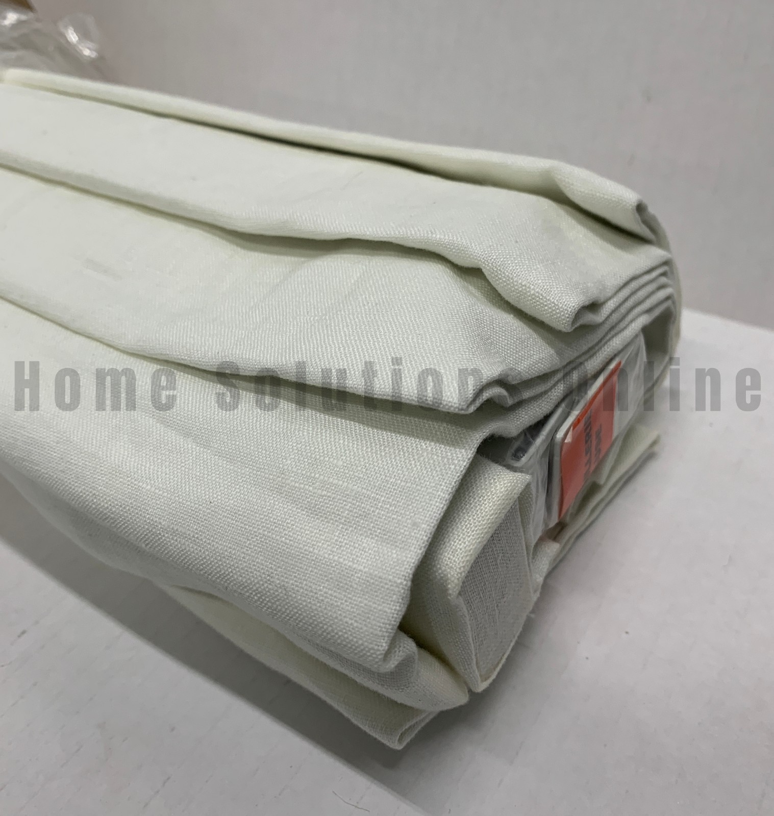 Pottery Barn Belgian Flax Linen Roman Blackout Shade White 36″ x 64″ #R5015