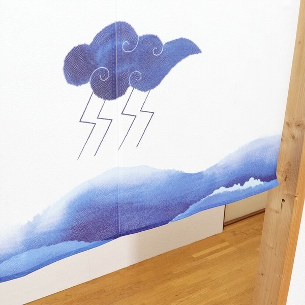 MADE IN JAPAN Japanese Noren Curtain – Traditional Rising Yellowtail Lucky Gift