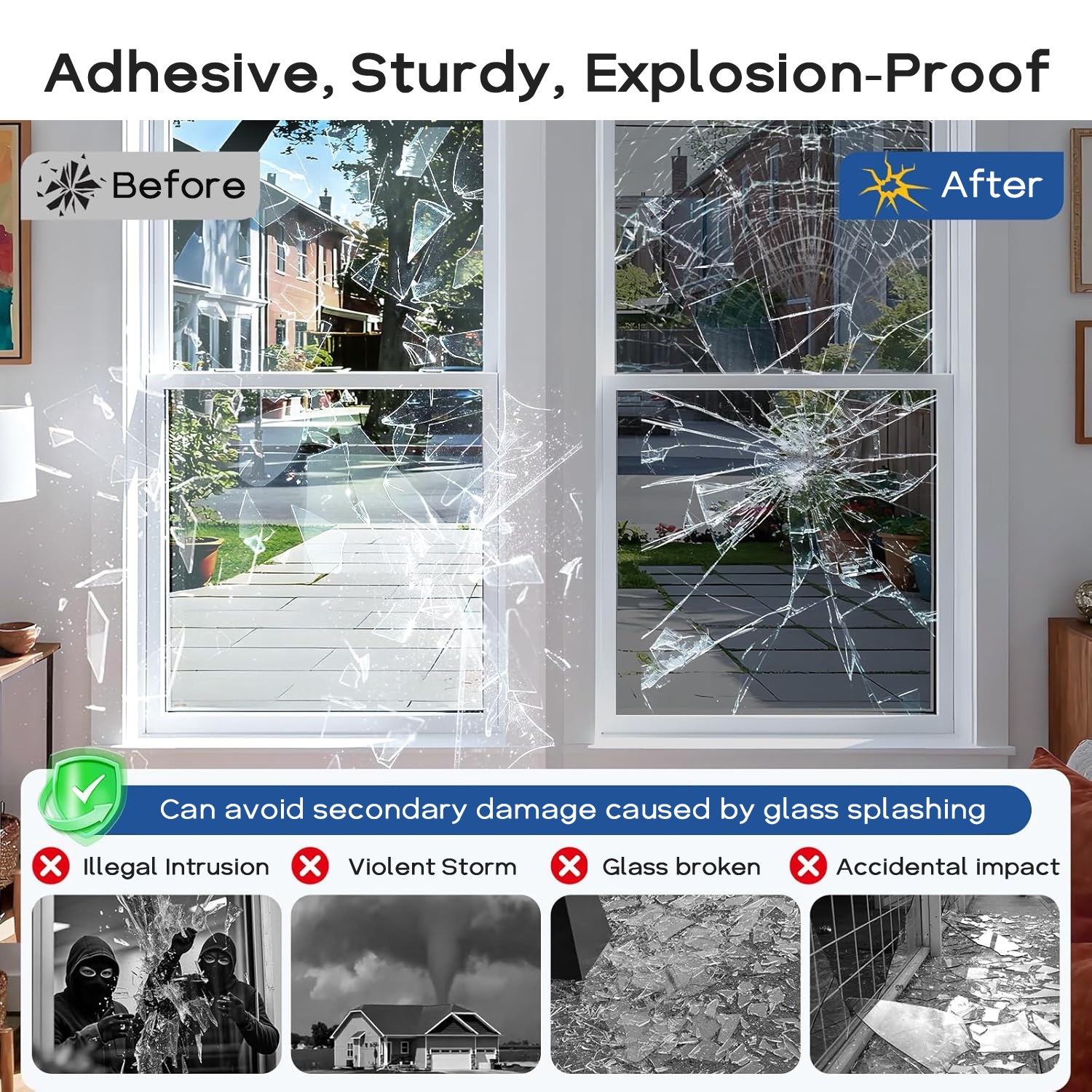 Residential Balcony Window Film:Blocks Heat & UV,Reduces Glare,Keeps Room Cooler