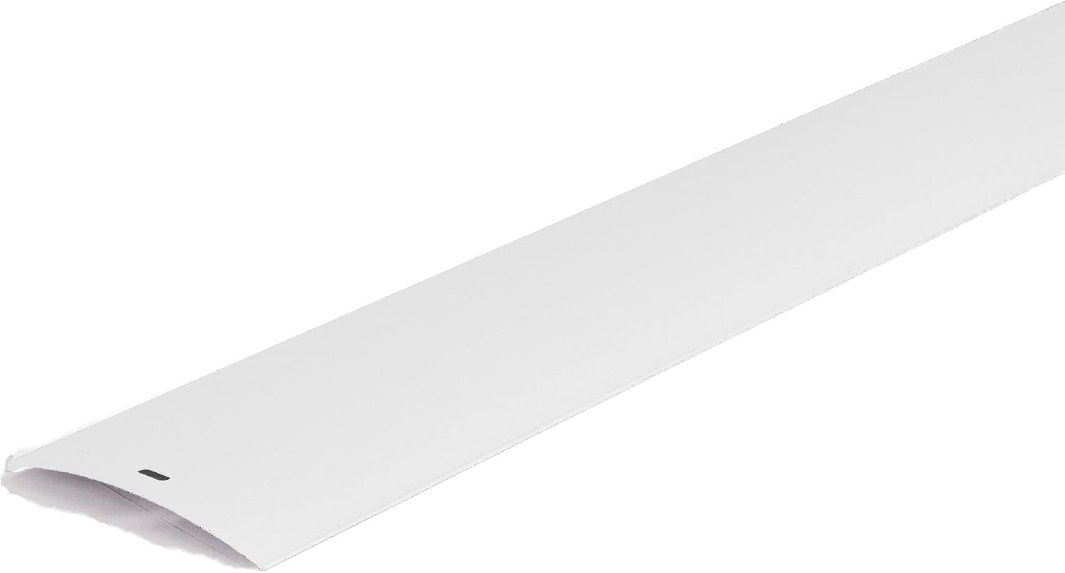 Stylish 10-Pack of Curved Vertical Blind Replacement Slats, White 82.5″x3.5″
