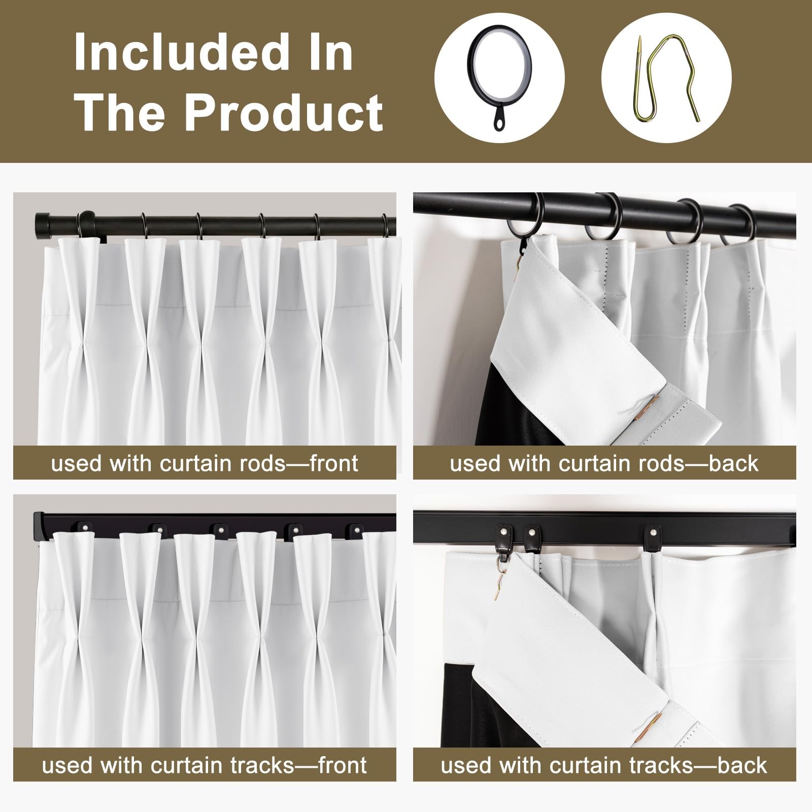 Makefeile Pinch Pleated Curtains Blackout Two Pages Pinch Pleated Drapes For