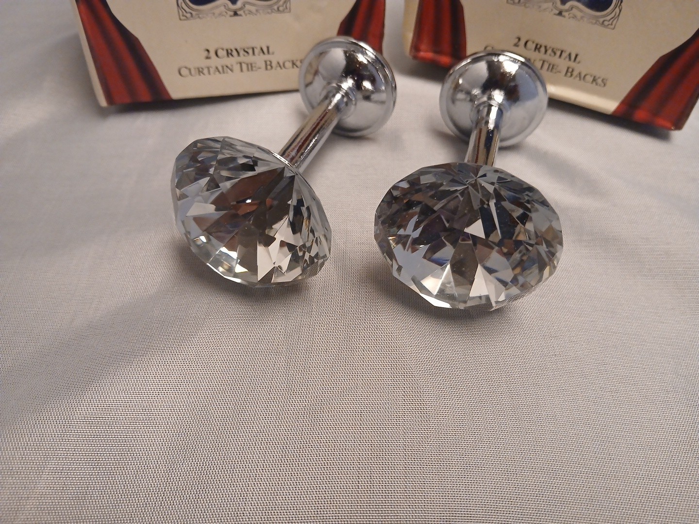 Crystal Curtain Tie Backs 4pcs Set