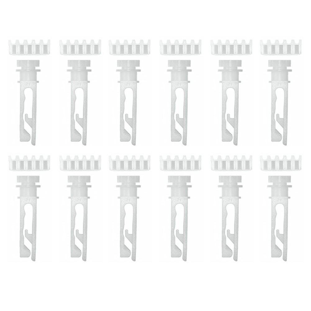 3 Count Replacement Pulley Kit for Blinds Curtain Pulleys Rollers