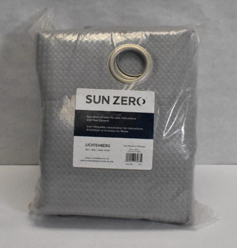 Sun Zero Array Woven Dobby Draft Shield Fleece Insulated 100% Blackout 50″ x 84″