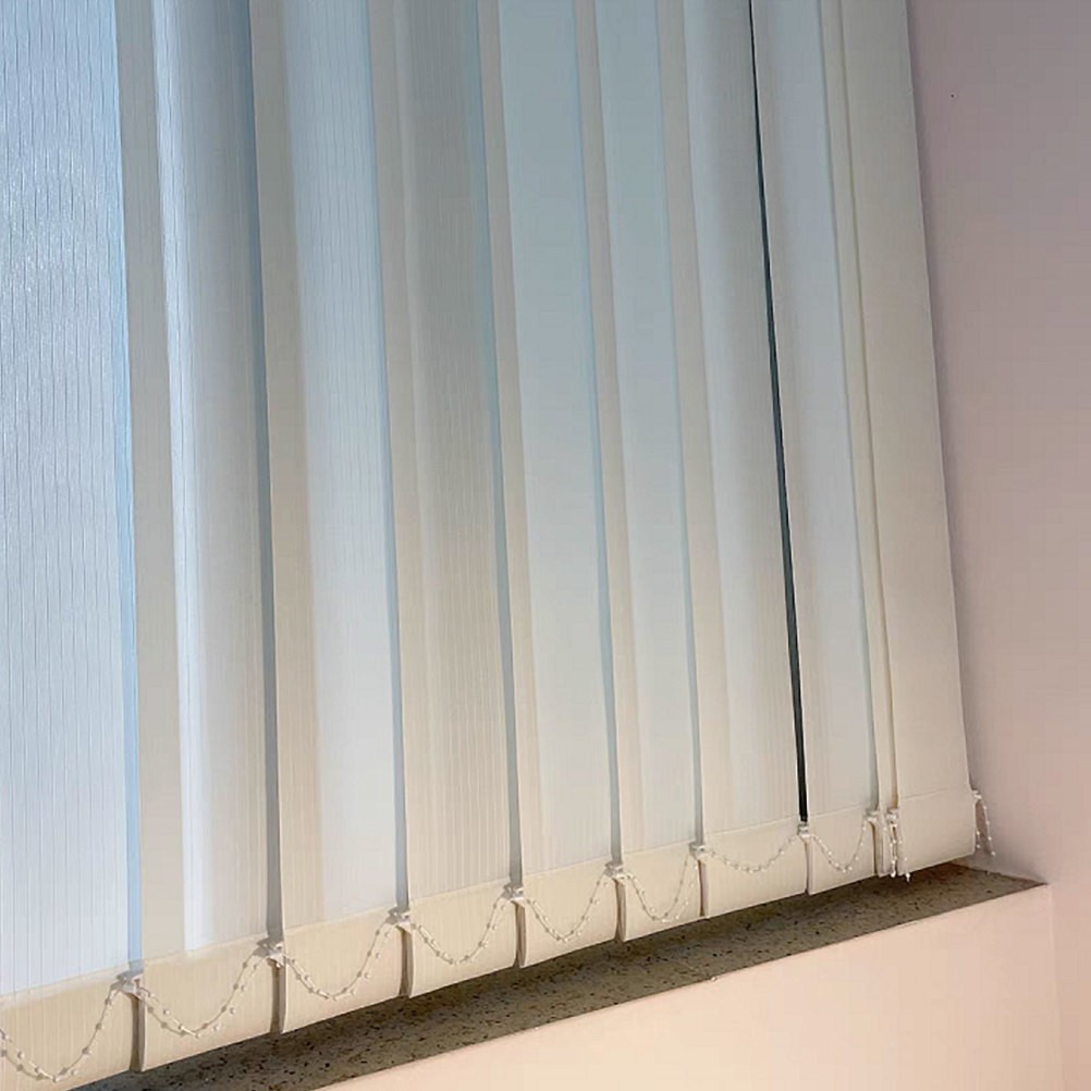 10Pcs Reusable White Plastic Bottom Plates for Vertical Blind Decor Accessories