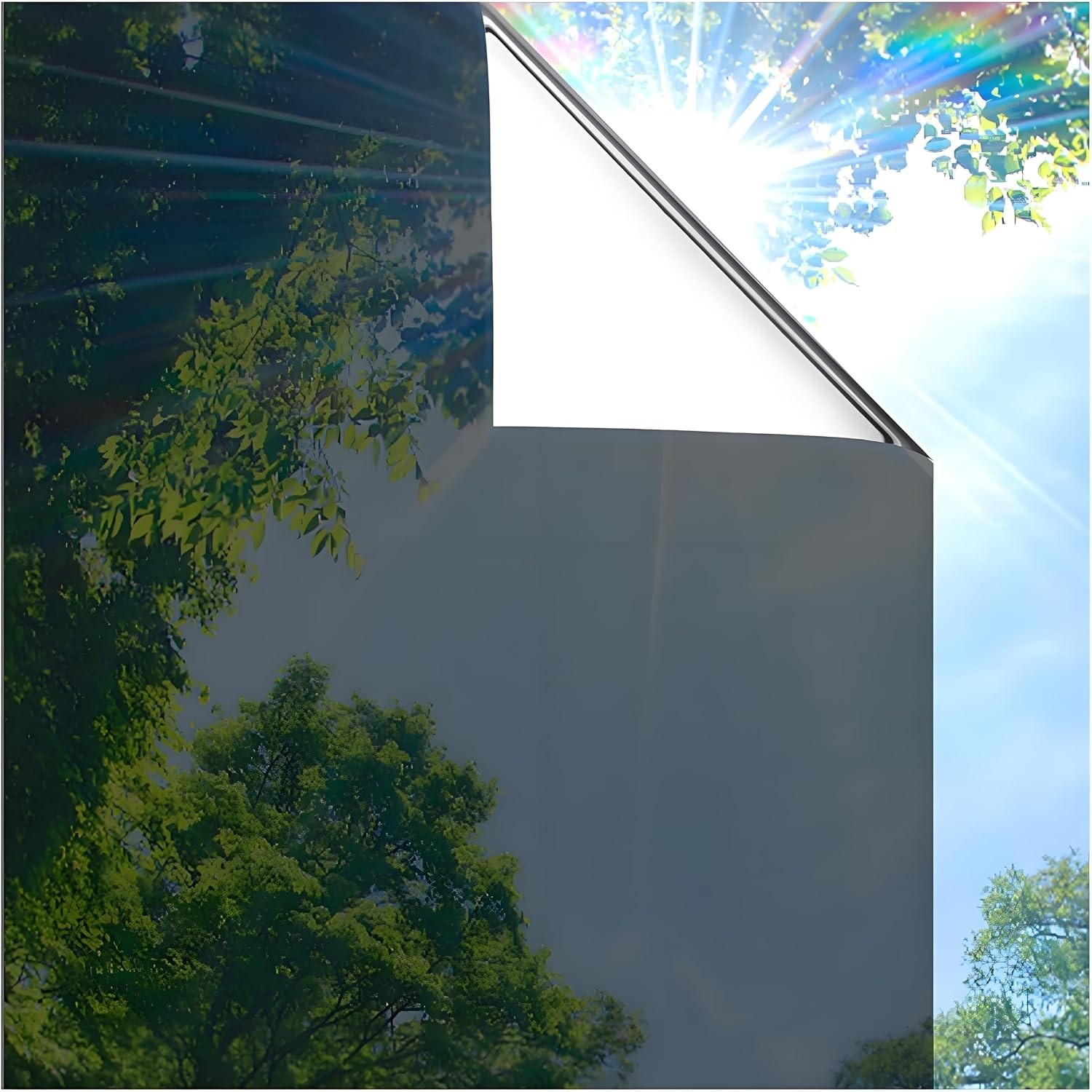 3x Coavas Window Privacy Film Daytime See Out Not in, 17.5 inches x 9.8 feet