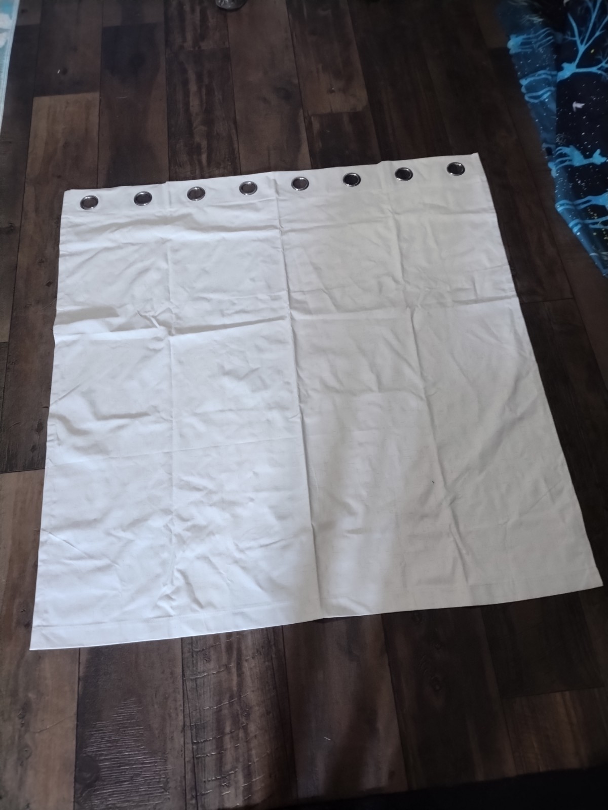 2 Panels Blackout Energy Efficient Curtains 54″x 51.5″ Cream White New