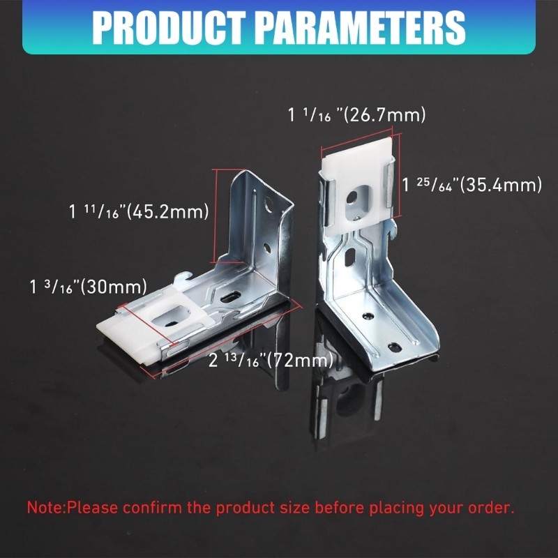10Pcs Zebras Shade Mounting Brackets,Metal Blinds Bracket Window Repair Set