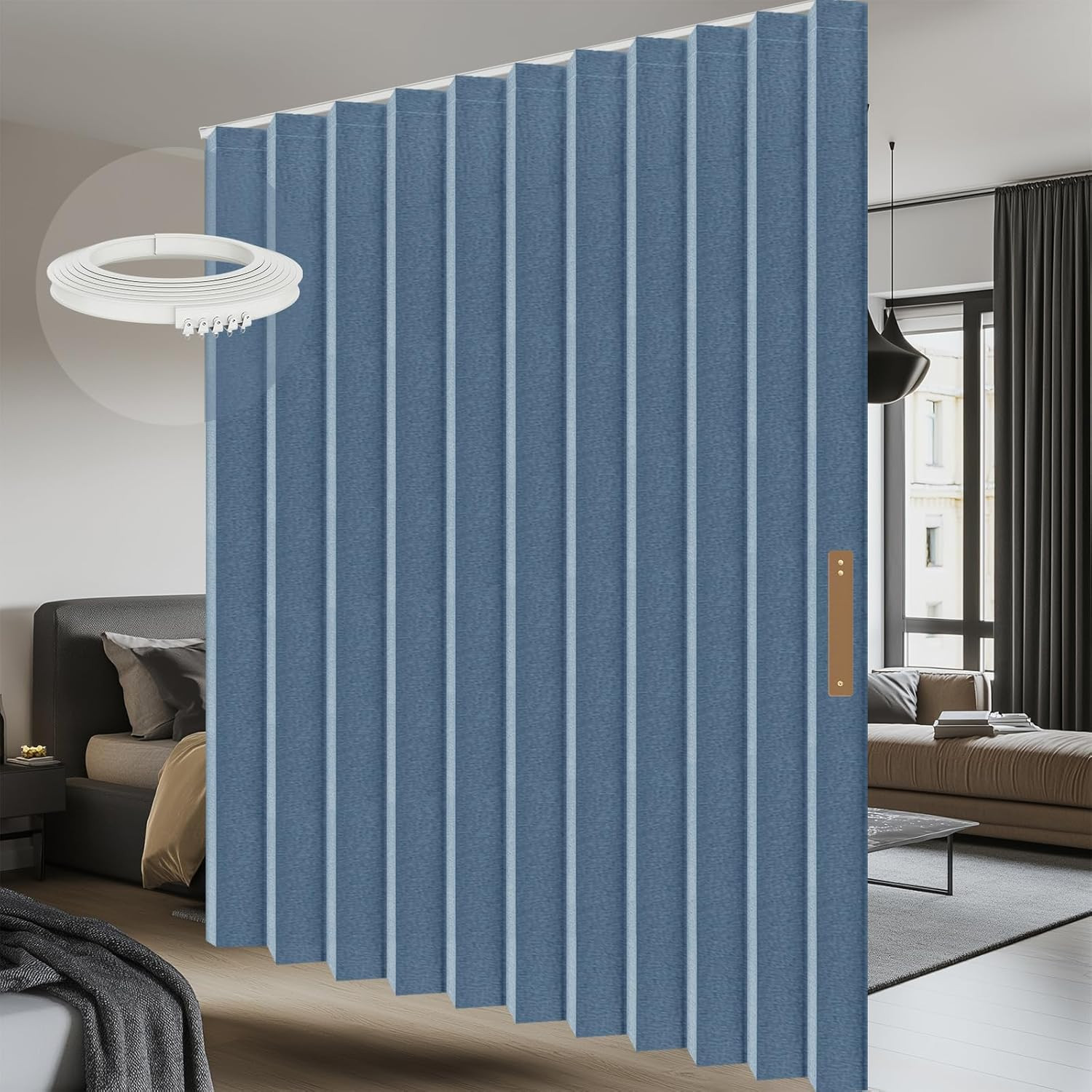 100% Blackout Drapes for Sliding Glass Door – Thermal Insulated Door Blinds