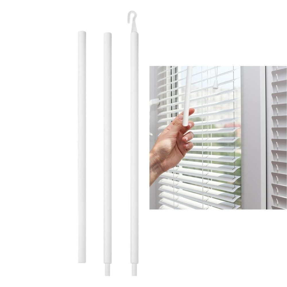 Plastics Wand for Blinds,35 Inches Vertical Blind Rods 1 Pcs Vertical Blind W…