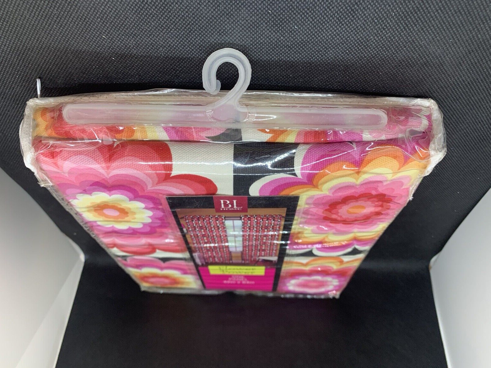 One Panel Drape Curtain 44 in x 84 in Flower Power Pink by BL Home UNOPENED NEW